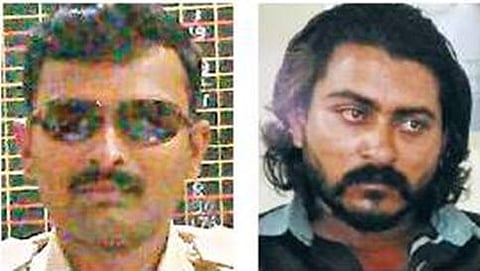 ಪಿಎಸ್ಐ ಶಿವಶಂಕರ ಮುಕರಿ ಹಾಗೂ ಹಲ್ಲೆಗೊಳಗಾದ  ಅಜಿತ್ ಹಳಿಂಗಳಿ