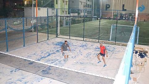 Padel sport facility