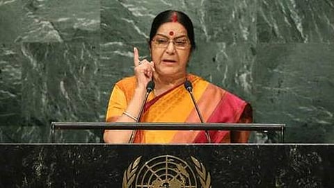 ವಿದೇಶಾಂಗ ಸಚಿವೆ ಸುಷ್ಮಾ ಸ್ವರಾಜ್