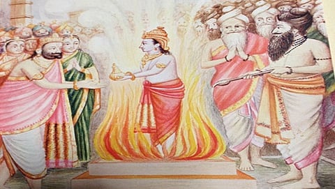 ಪುತ್ರರಿಗಾಗಿ ಪಾಯಸ!!