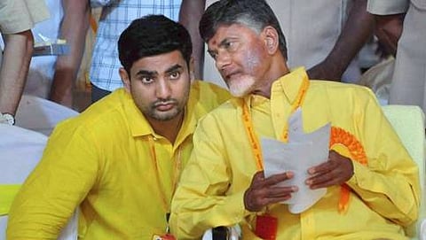 ಎನ್.ಚಂದ್ರಬಾಬು ನಾಯ್ಡು ಮತ್ತು ಎನ್.ಲೋಕೇಶ್