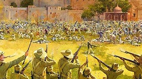 ಜಲಿಯನ್ ವಾಲಾಭಾಗ್ ಹತ್ಯಾಕಾಂಡದ ಬಗೆಗಿನ ಒಂದು ಚಿತ್ರ