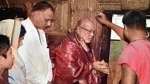 ಹಂಪಿಗೆ ಭೇಟಿ ನೀಡಿದ ಪ್ರಧಾನಿ ಮೋದಿ ಸಹೋದರ ಪ್ರಹ್ಲಾದ್ ಭೇಟಿ