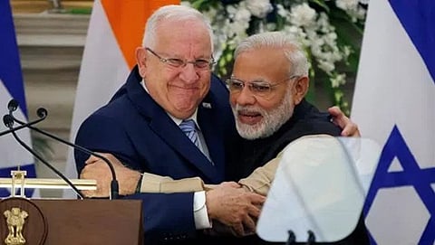 ಇಸ್ರೇಲ್ ರಾಷ್ಟ್ರಪತಿಯೊಂದಿಗೆ ಪ್ರಧಾನಿ ನರೇಂದ್ರ ಮೋದಿ