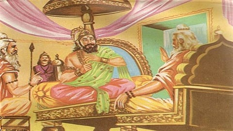 ದಶರಥ-ವಿಶ್ವಾಮಿತ್ರ-ವಸಿಷ್ಠರು(ಸಾಂಕೇತಿಕ ಚಿತ್ರ)