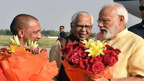 ಯೋಗಿ ಆದಿತ್ಯನಾಥ್-ನರೇಂದ್ರ ಮೋದಿ