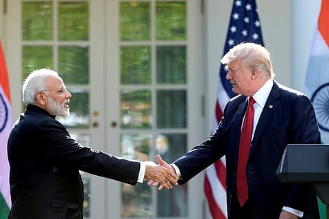 ಡೊನಾಲ್ಡ್ ಟ್ರಂಪ್ - ಪ್ರಧಾನಿ ನರೇಂದ್ರ ಮೋದಿ