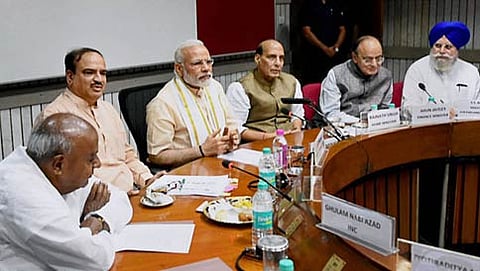 ದೆಹಲಿಯಲ್ಲಿ ನಡೆದ ಸರ್ವಪಕ್ಷ ಸಭೆ