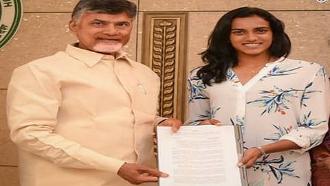ಚಂದ್ರಬಾಬು ನಾಯ್ಡು-ಪಿವಿ ಸಿಂಧು