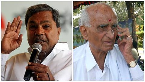 ಸಿದ್ದರಾಮಯ್ಯ ಮತ್ತು ಜಿ. ಮಾದೇಗೌಡ