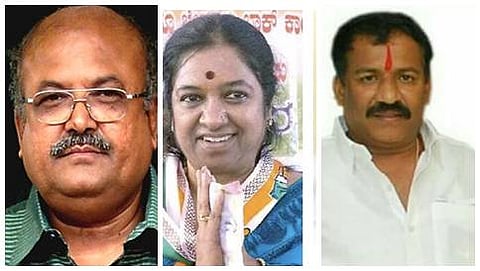 ಹೆಚ್ಎಂ ರೇವಣ್ಣ, ಗೀತಾ ಮಹಾದೇವ ಪ್ರಸಾದ್ ಮತ್ತು ಆರ್ .ಬಿ ತಿಮ್ಮಾಪುರ