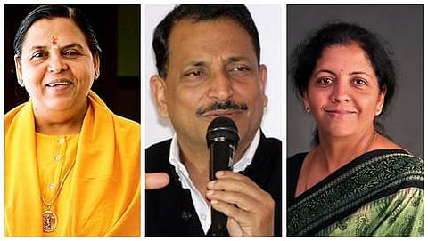 ಉಮಾಭಾರತಿ, ರಾಜೀವ್ ಪ್ರತಾಪ್ ರುಡಿ ಮತ್ತು ನಿರ್ಮಲಾ ಸೀತಾರಾಮನ್