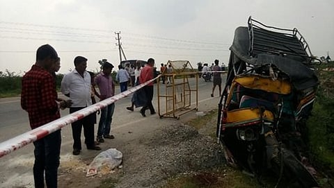 ಸಿಂಧನೂರು: ಭೀಕರ ಅಪಘಾತಕ್ಕೆ ಐದು ಬಲಿ