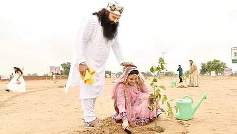 ರಾಮ್ ರಹೀಮ್ ಸಿಂಗ್ ಮತ್ತು ಹನಿಪ್ರೀತ್ ಇನ್ಸಾನ್