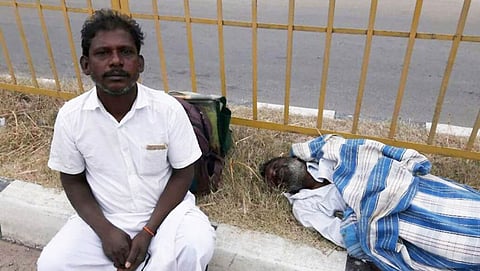 ಮೃತನ ಜತೆ ರಾಧಾ ಕೃಷ್ಣನ್