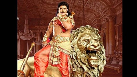 ಕುರುಕ್ಷೇತ್ರ ಸೆಟ್ ನಲ್ಲಿ ದರ್ಶನ್