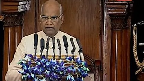 ಬಜೆಟ್ ಅಧಿವೇಶನಕ್ಕೆ ಮುನ್ನ ಸಂಸತ್ತಿನ ಉಭಯ ಸದನಗಳನ್ನುದ್ದೇಶಿಸಿ ಮಾತನಾಡಿದ ರಾಷ್ಟ್ರಪತಿ ರಾಮನಾಥ್ ಕೋವಿಂದ್