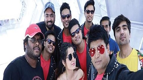 ರ್ಯಾಂಬೊ2 ಚಿತ್ರದ ಹಾಡಿನ ಚಿತ್ರೀಕರಣ ವೇಳೆ ಚಿತ್ರತಂಡ