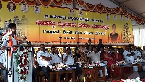 ಸಮಾರಂಭದಲ್ಲಿ ಮಾತನಾಡಿದ ಸಂಸದ ಪ್ರತಾಪ ಸಿಂಹ