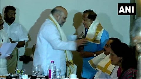 ಮಾಧವನ್ ನಾಯರ್ ಬಿಜೆಪಿ ಸೇರ್ಪಡೆ