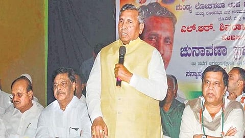 ಎಲ್ ಆರ್ ಶಿವರಾಮೇಗೌಡ ಪರ ಕಾಂಗ್ರೆಸ್ ನಾಯಕರ ಪ್ರಚಾರ