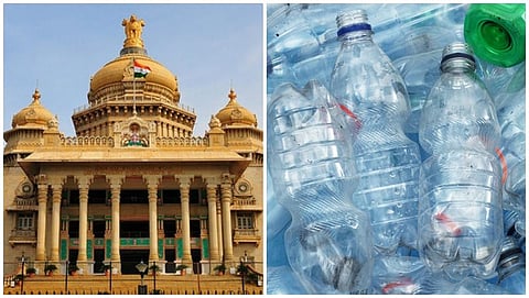 ವಿಧಾನಸೌಧ ಮತ್ತು ಪ್ಲಾಸ್ಟಿಕ್ ಬಾಟಲ್ಸ್( ಸಂಗ್ರಹ ಚಿತ್ರ)