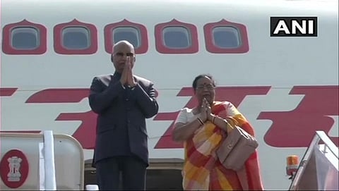 ರಾಷ್ಟ್ರಪತಿ ರಾಮನಾಥ್ ಕೋವಿಂದ್ ಮತ್ತು ಸವಿತಾ ಕೋವಿಂದ್