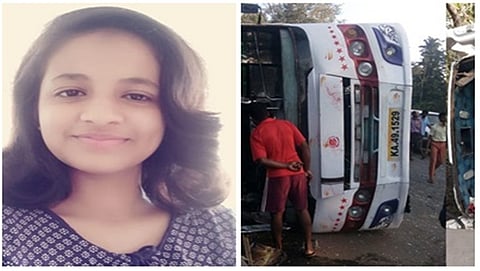 ಚಿಕ್ಕಮಗಳೂರು: ಬಸ್ ಪಲ್ಟಿ, ಶಾಲಾ ಪ್ರವಾಸಕ್ಕೆ ತೆರಳಿದ್ದ ವಿದ್ಯಾರ್ಥಿನಿ ಸಾವು