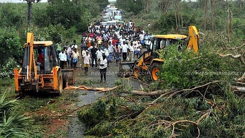 ವೇದಅರಣ್ಯಂನಲ್ಲಿ ಭಾರಿ ಮಳೆ