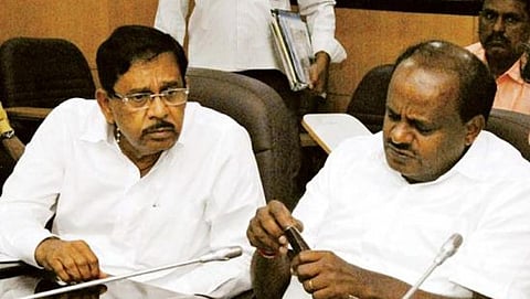 ಮುಖ್ಯಮಂತ್ರಿ ಹೆಚ್.ಡಿ.ಕುಮಾರಸ್ವಾಮಿ ಮತ್ತು ಪರಮೇಶ್ವರ್