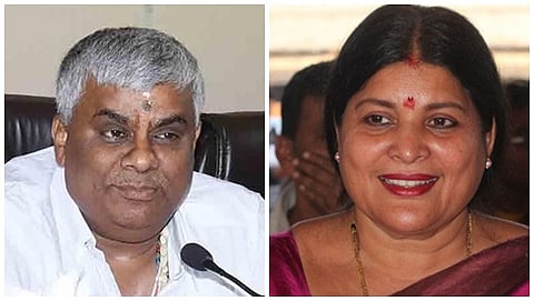 ಹೆಚ್ ಡಿ ರೇವಣ್ಣ, ಸಚಿವೆ ಜಯಮಾಲಾ