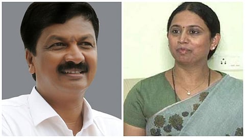 ಲಕ್ಷ್ಮಿ ಹೆಬ್ಬಾಳ್ಕರ್ ಮತ್ತು ರಮೇಶ್ ಜಾರಕಿಹೊಳಿ