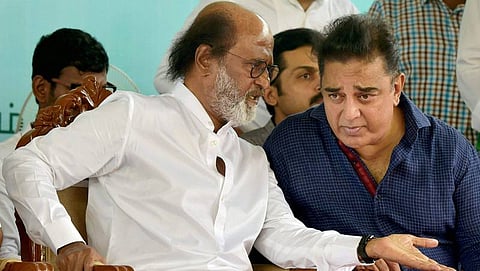 ಕಮಲ್ ಹಾಸನ್ ಮತ್ತು ನಟ ರಜನಿಕಾಂತ್