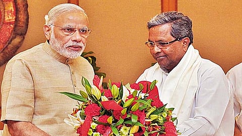 ನರೇಂದ್ರ ಮೋದಿ-ಸಿದ್ದರಾಮಯ್ಯ