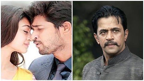 ಅರ್ಜುನ್ ಸರ್ಜಾ ಮತ್ತು ಪ್ರೇಮ ಬರಹ ಚಿತ್ರದ ದೃಶ್ಯ