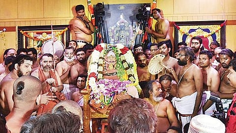 ಜಯೇಂದ್ರ ಸರಸ್ವತಿ ಸ್ವಾಮೀಜಿ ಇಚ್ಛೆಯಂತೆಯೇ ಮಠದ ಬೃಂದಾನವನದಲ್ಲೇ ಸಮಾಧಿ