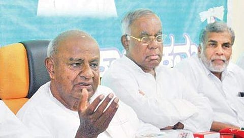 ಬೆಳಗಾವಿ ಸುದ್ದಿಗೋಷ್ಠಿಯಲ್ಲಿ ಮಾಜಿ ಪ್ರಧಾನಿ ಎಚ್.ಡಿ ದೇವೇಗೌಡ