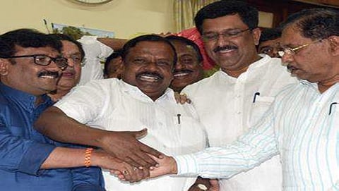 ಕಾಂಗ್ರೆಸ್ ಅಭ್ಯರ್ಥಿಗಳ ಜೊತೆ ಜಿ. ಪರಮೇಶ್ವರ್