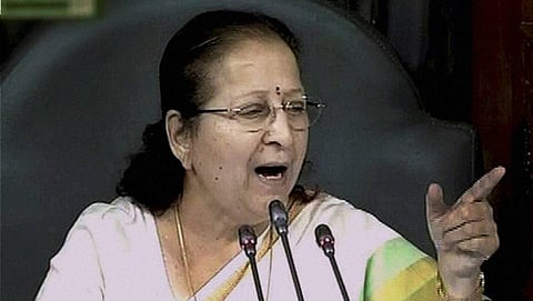 ಸ್ಪೀಕರ್ ಸುಮಿತ್ರ ಮಹಾಜನ್