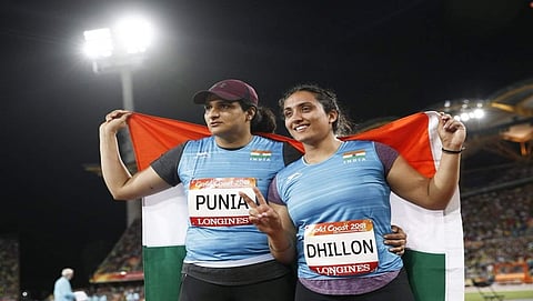 ಕಾಮನ್ ವೆಲ್ತ್ ಕ್ರೀಡಾಕೂಟ:  ಡಿಸ್ಕಸ್‌ ಥ್ರೋ ನಲ್ಲಿ ಸೀಮಾ ಪುನಿಯಾಗೆ ಬೆಳ್ಳಿ, ನವ್ಜೀತ್ ಕೌರ್ ಧಿಲ್ಲೊನ್ ಗೆ ಕಂಚಿನ ಪದಕ