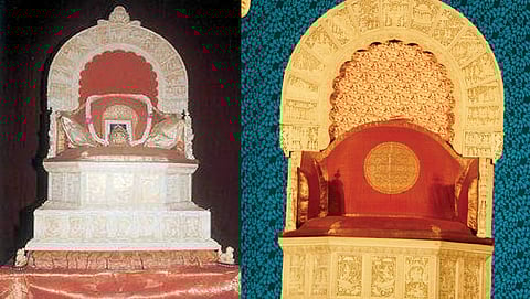 ವಿಶ್ವದ ಏಕೈಕ ಆನೆಯ ದಂತ ಸಿಂಹಾಸನ