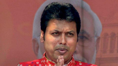 ತ್ರಿಪುರ ರಾಜ್ಯ ಮುಖ್ಯಮಂತ್ರಿ ಬಿಪ್ಲಾಬ್ ಕುಮಾರ್ ಡೆಬ್