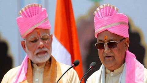 ಪ್ರಧಾನಿ ನರೇಂದ್ರಮೋದಿ ಮತ್ತು ನೇಪಾಳ ಪ್ರಧಾನಿ