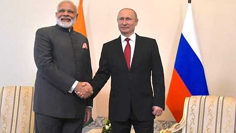 ಪ್ರಧಾನಿ ಮೋದಿ - ವ್ಲಾದಿಮಿರ್‌ ಪುಟಿನ್‌