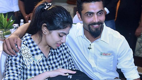 ರವೀಂದ್ರ ಜಡೇಜಾ ಮತ್ತು ಪತ್ನಿ ರೀವಾ