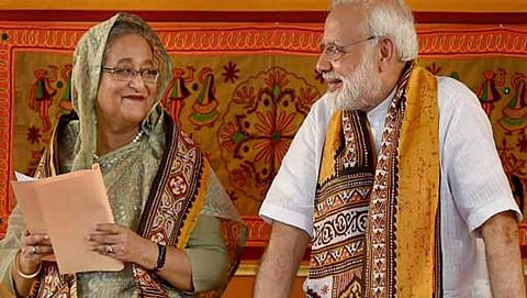 ಶೇಖ್ ಹಸೀನಾ, ನರೇಂದ್ರಮೋದಿ