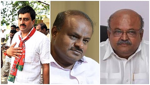 ಯೋಗೇಶ್ವರ್, ಕುಮಾರಸ್ವಾಮಿ ಮತ್ತು ಎಚ್ .ಎಂ ರೇವಣ್ಣ