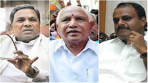 ಸಿದ್ದರಾಮಯ್ಯ, ಹೆಚ್.ಡಿ.ಕುಮಾರಸ್ವಾಮಿ, ಬಿ.ಎಸ್.ಯಡಿಯೂರಪ್ಪ