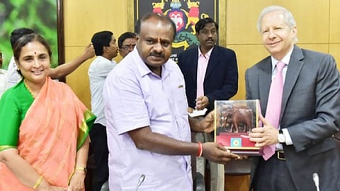 ಸಿಎಂ ಕುಮಾರಸ್ವಾಮಿ ಅವರಿಂದ ಅಮೆರಿಕಾ ರಾಯಬಾರಿಗೆ ಸ್ವಾಗತ