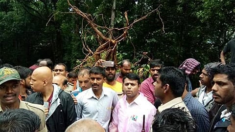 ಶಾಸಕ ಹರೀಶ್‌ ಪೂಂಜಾ ರಿಂದ ಸ್ಥಳ ಪರಿಶೀಲನೆ